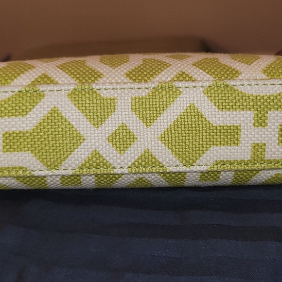 Spartina 449 Heyward Hipster Linen & Leather NWOT - Picture 4 of 6